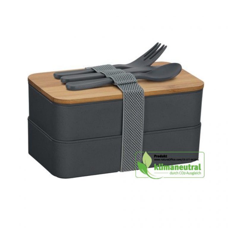 Lunchbox Doppel Nachhaltig Besteck O-Box